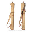 Guangzhou Manufacturer for custom canvas and genuine golf accessories leather golf travel bag